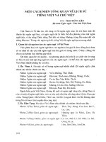 Một cách nhìn tổng quan về lịch sử tiếng Việt và chữ viết