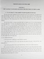 Ứng dụng laser chế tạo và nghiên cứu thuộc tính quang học phi tuyến của một số hạt nano kim loại quý