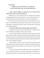 Nghiệp vụ, kỹ năng công tác của bí thư đoàn TNCS hồ chí minh ở xã