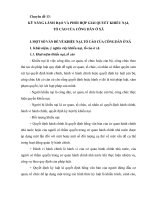 Kỹ năng lãnh đạo và phối hợp giải quyết khiếu nại, tố cáo của công dân ở xã