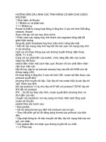 HƯỚNG DẪN CẤU HÌNH CÁC TÍNH NĂNG CƠ BẢN CHO CISCO ROUTER