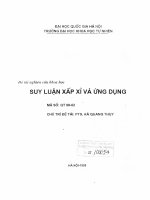 Suy luận xấp xỉ và ứng dụng