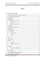 đồ án môn học quy trình sản xuất bánh mousse trà xanh