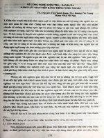 Về công nghệ kiểm tra - đánh giá năng lực giao tiếp bằng tiếng nước ngoài