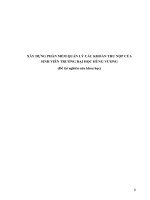 XÂY DỰNG PHẦN MỀM QUẢN LÝ CÁC KHOẢN THU NỘP CỦA SINH VIÊN TRƯỜNG ĐẠI HỌC HÙNG VƯƠNG