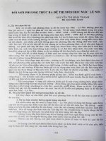 Đổi mới phương thức ra đề thi môn học Mác Lê nin.PDF