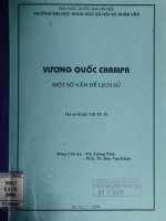 Vương quốc Champa một số vấn đề lịch sử