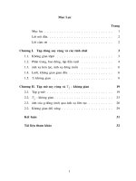 nghiên cứu về tập đóng suy rộng