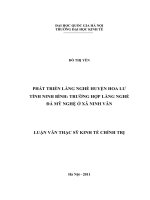 0Phát triển làng nghề ở huyện Hoa Lư tỉnh Ninh Bình (Trường hợp làng nghề đá mỹ nghệ ở xã Ninh Vân)Tom_tat