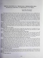 Những nguyên tắc trong quá trình kiểm tra đánh giá chương cú pháp - câu phức.PDF