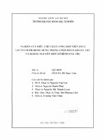 Nghiên cứu điều chế chất cộng hợp miễn dịch Lectin - Sepharose dùng trong chẩn đoán kháng thể và kháng nguyên một số bệnh ung thư