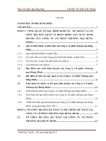 Tổ chức kế toán tại Công ty Cổ phần Thương mại Hùng Minh