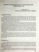 Một số vấn đề về đào tạo cử nhân ngoại ngữ chất lượng cao