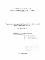 Nghiên cứu tổng hợp gốm kỹ thuật điện Cordierit - Mullit bằng phương pháp Sol-gel