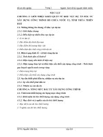 DỰ án đầu tư xây DỰNG CÔNG TRÌNH hồ CHỨA nước y2, TỈNH THỪA THIÊN HUẾ