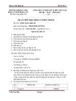 đồ án môn học động cơ đốt trong tính toán  hộp số