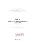Nghiên cứu khả năng sinh khí H2S từ nước sông Tô Lịch.PDF