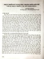 Phát triển kỹ năng đọc trong mối liên hệ với sự phát triển các kỹ năng khác