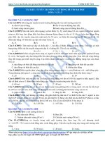 TUYỂN TẬP SÓNG CƠ TRONG ĐỀ THI ĐẠI HỌC