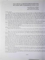 Mục đích và phương pháp kiểm tra kỹ năng viết ở giai đoạn nâng cao.PDF