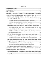 Tự do hóa dịch vụ tài chính ngân hàng trong khuôn khổ GATSWTO kinh nghiệm quốc tế và những gợi ý đối với Việt Nam