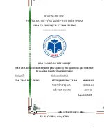 Chế tạo mô hình reynolds phục vụ mô học thí nghiệm các quá trình thiết bị và cơ học trong kỹ thuật môi trường