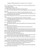 đáp án câu hỏi môn dụng cụ cắt