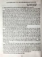 Cơ sở khoa học của việc đổi mới phương pháp giảng dạy kỹ năng nói