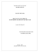 Đầu tư của các công ty xuyên quốc gia Hoa Kỳ tại Việt Nam