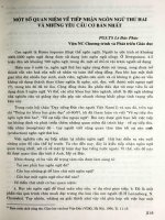 Một số quan niệm về tiếp nhận ngôn ngữ thứ hai và những yêu cầu cơ bản nhất