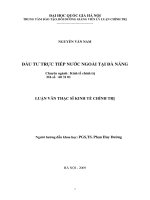 Đầu tư trực tiếp nước ngoài tại Đà Nẵng