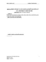 đồ án tốt nghiệp môn thủy lực