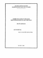 nghiên cứu cơ bản và ứng dụng bằng chùm notron của máy phát ing-3
