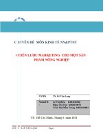 Chiến lược marketing cho dòng túi xách làm từ vải rơm