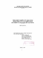Tổng hợp, nghiên cứu khả năng thăng hoa của các isobutyrat đất hiếm và ứng dụng để tạo màng