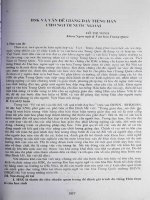 HSK và vấn đề giảng dạy tiếng Hàn cho người nước ngoài.PDF