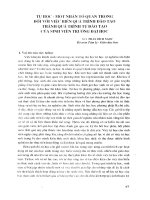 Tự học - Một nhân tố quan trọng đối với việc biến quá trình đào tạo thành quả trình tự đào tạo của sinh viên trường đại học