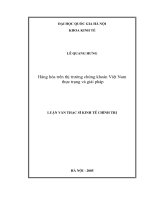 Hàng hóa trên thị trường chứng khoán Việt Nam thực trạng và giải pháp