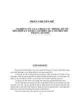 nghiên cứu lựa chọn các thông số nổ mìn hợp lý để nâng cao hiệu quả nổ mìn mỏ than cao sơn