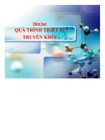 Bài giảng quá trình thiết bị truyền khối