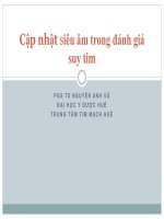 Cập nhật siêu âm trong đánh giá suy tim