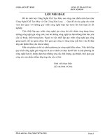 Đồ án môn học công nghệ chế tạo máy