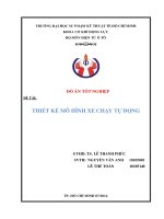 đồ án tốt nghiệp thiết kế mô hình xe chạy tự động