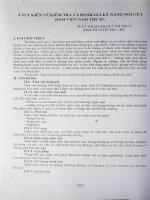 Vài ý kiến về kiểm tra và đánh giá kỹ năng nói của sinh viên năm thứ ba.PDF