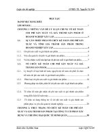 Kế toán chi phí sản xuất và giá thành sản phẩm trong doanh nghiệp tại Công ty Cổ phần Xây dựng và Thương mại Quốc tế Minh Quân