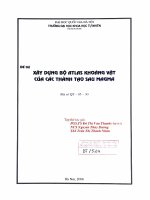 Xây dựng bộ Atlas khoáng vật của các thành tạo sau MAGMA