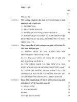 ấn đề môi trường trong phát triển kinh tế ở Việt Nam