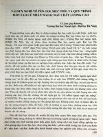 Vài suy nghĩ về tên gọi, mục tiêu và quy trình đào tạo cử nhân ngoại ngữ chất lượng cao