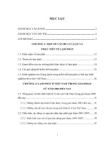 Lạm phát ở Việt Nam giai đoạn 2003 đến nay và những gợi ý chính sách