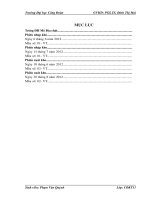 Hoàn thiện công tác kế toán nguyên vật liệu tại công ty Cổ phần cơ khí và xây lắp Hà Nội